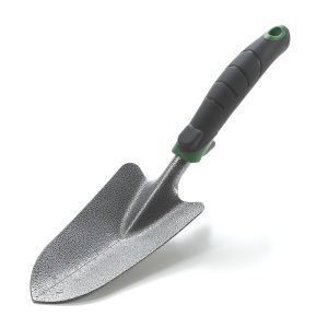 Edward Instruments Heavy-Obligation Carbon Metal Backyard Trowel – Ergonomic Hand Shovel Stronger Than Stainless Metal with Depth Markers for Constant Planting