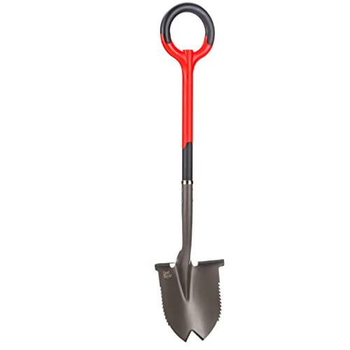 Radius Backyard 22211 Pink Root Slayer Spherical-Head Shovel